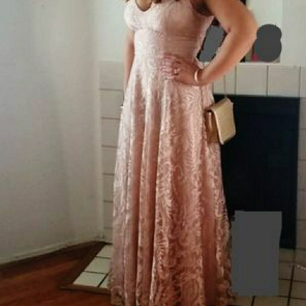 Peach/Pink Formal Dresa